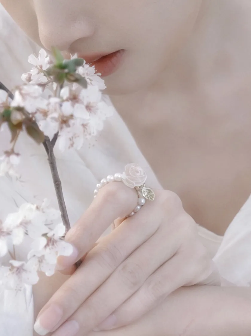春雾玫瑰戒指