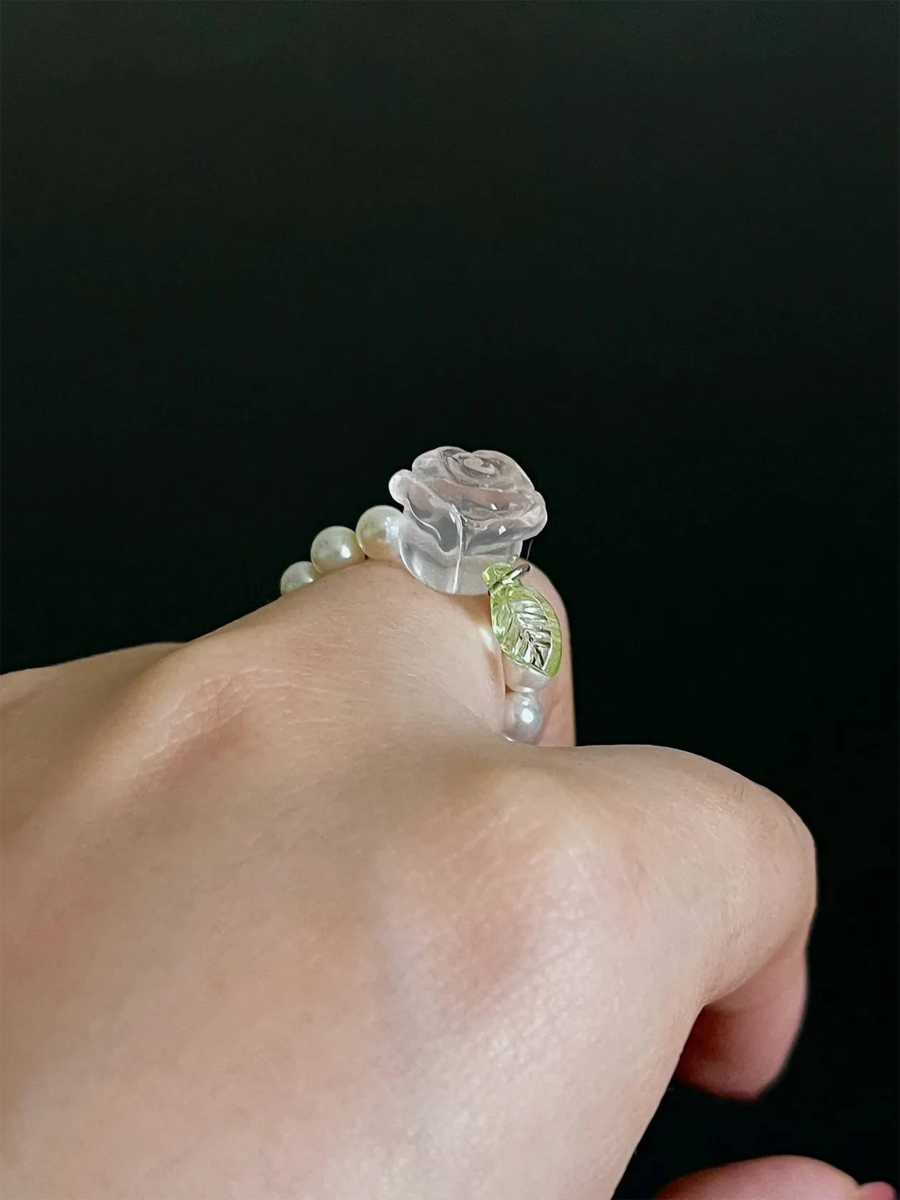春雾玫瑰戒指