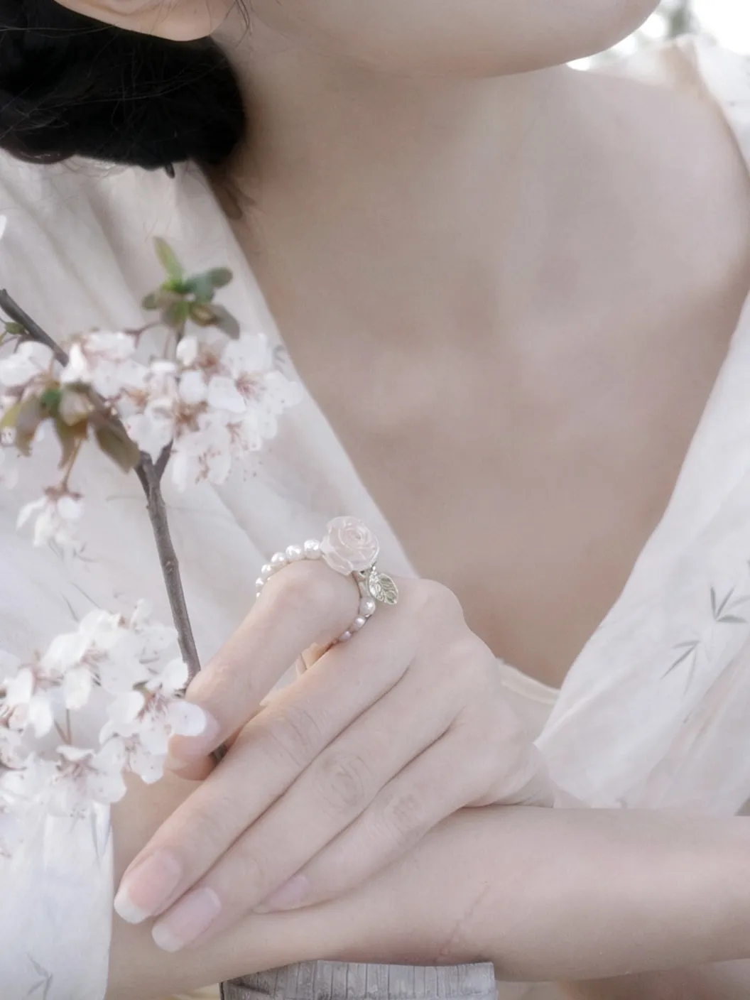 春雾玫瑰戒指